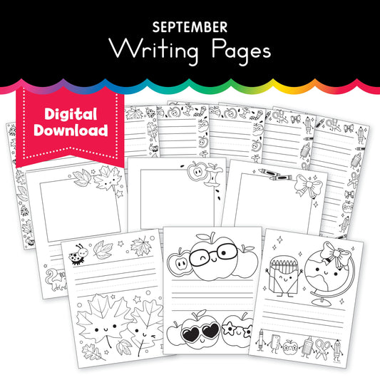 September Writing Pages
