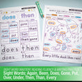 Load image into Gallery viewer, Printable First Grade April Daily Sight Words
