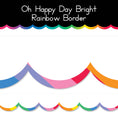 Load image into Gallery viewer, Oh Happy Day Bright Rainbow Border
