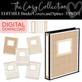 Load image into Gallery viewer, Neutral Binder Covers and Spines Printable Decor 
