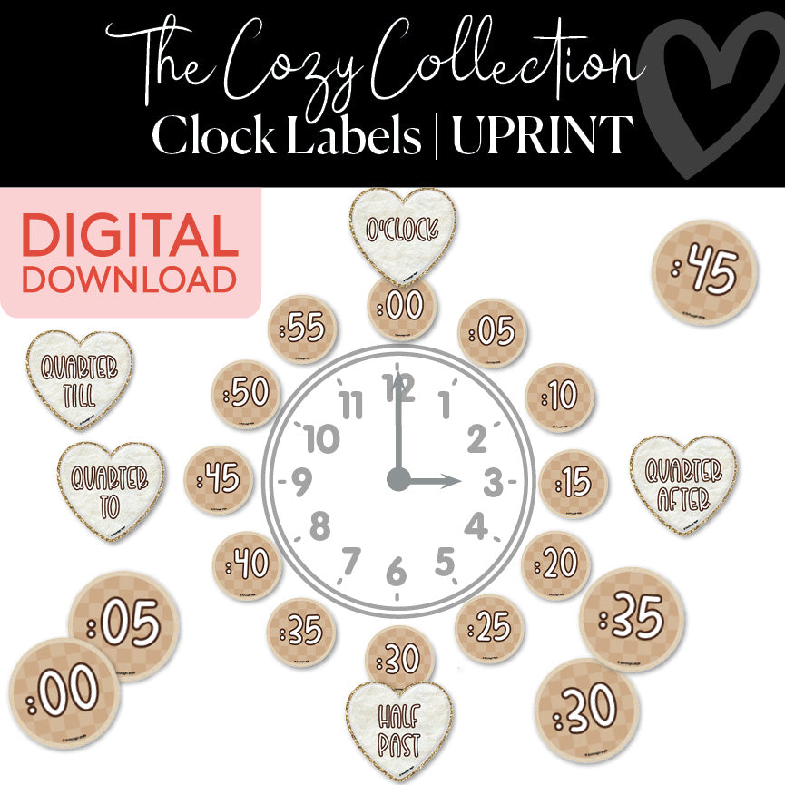 Clock Labels Printable Resource