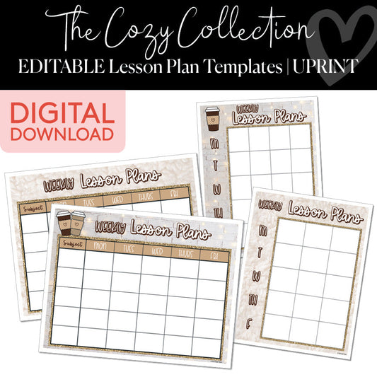 Neutral Lesson Plan Templates Printable Resource