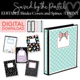 Load image into Gallery viewer, Pastel Classroom Binder Covers and Spines editable and printable
