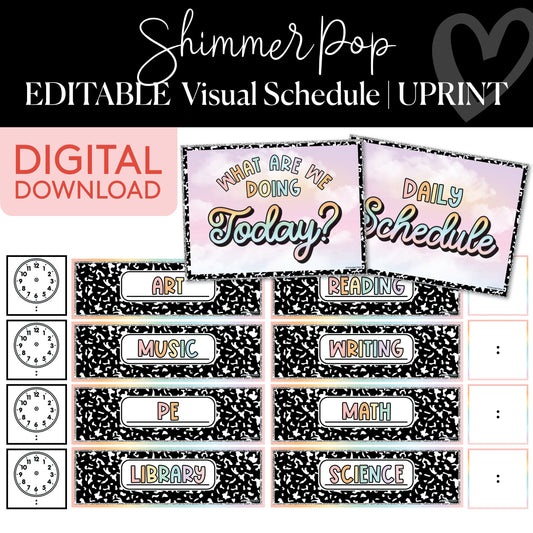 Daily Schedule | Printable Resource |