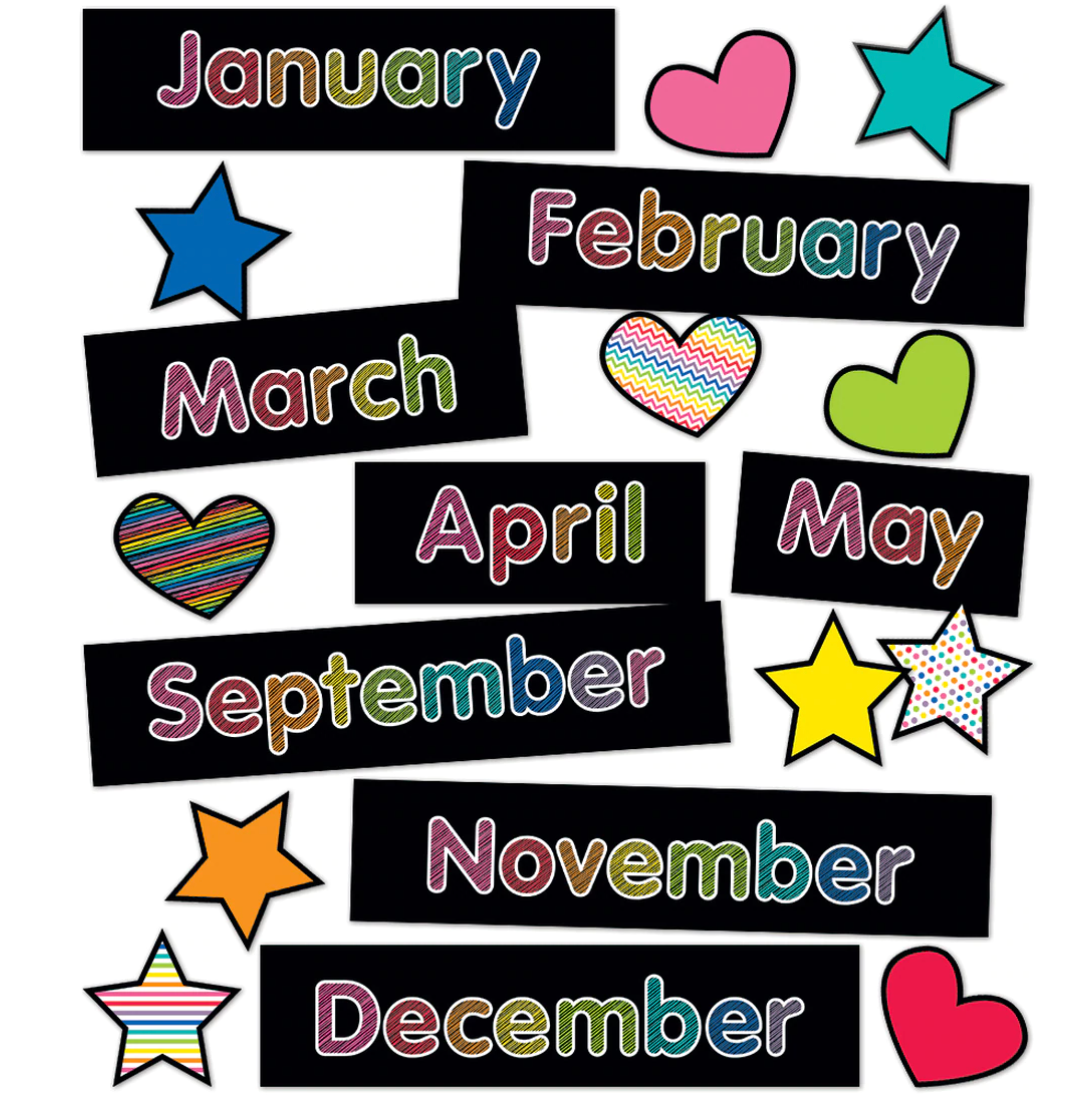 Months | Bulletin Board Set