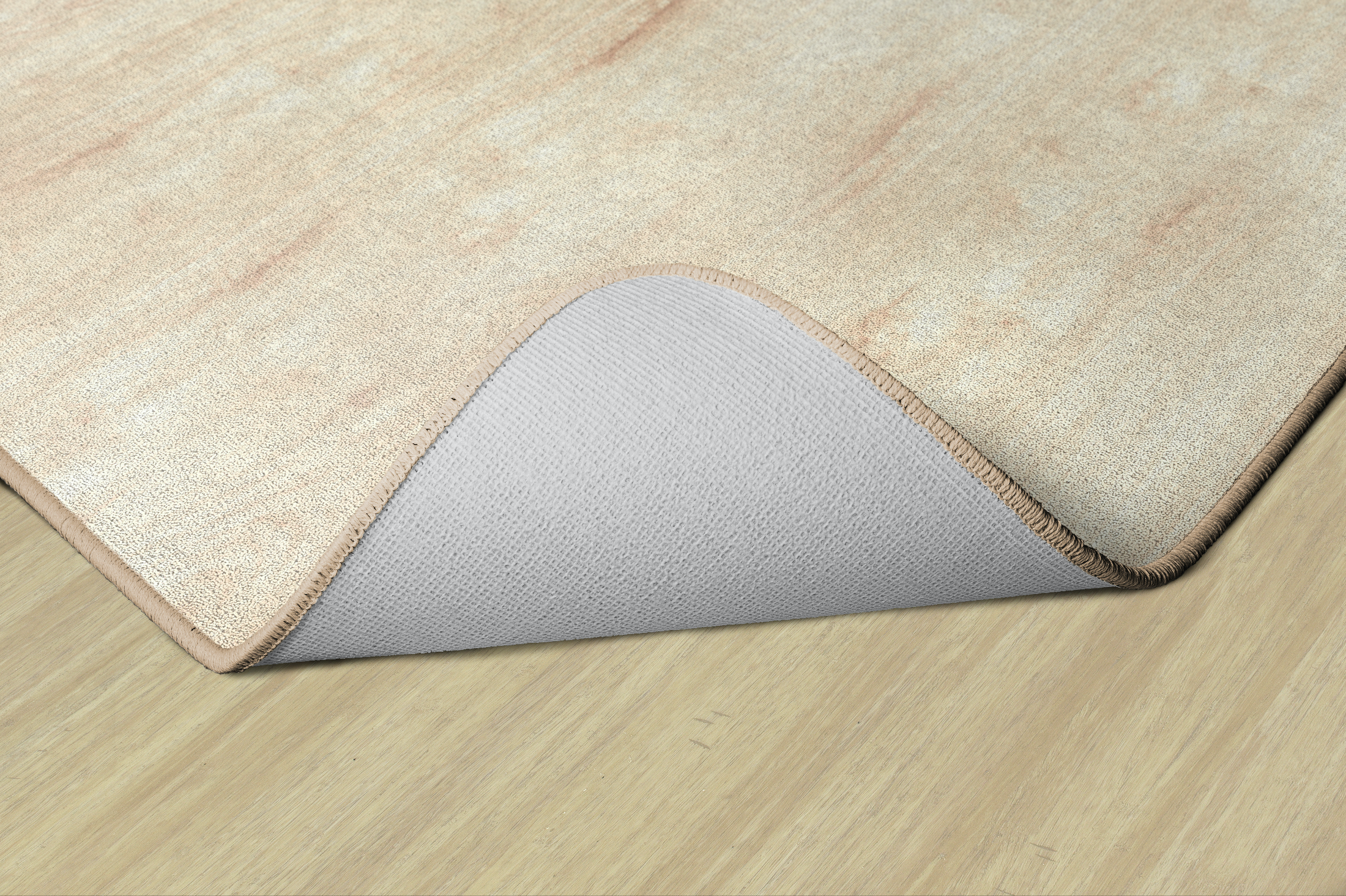 Light Wood Grain Neutral Classroom Rug by Schoolgirl Style