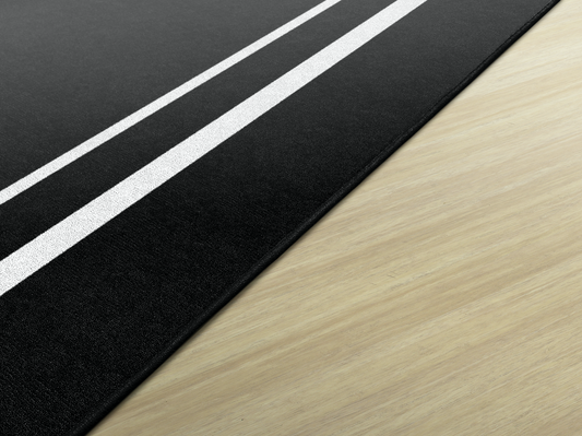Black & White Border Classroom Rug by Schoolgirl Style