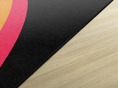 Load image into Gallery viewer, Rainbow on Black Classroom Rug by Schoolgirl Style
