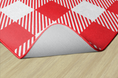 Load image into Gallery viewer, Red Gingham Classroom Rug by Schoolgirl Style
