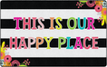 Load image into Gallery viewer, This is Our Happy Place Tropical Stripe Classroom Rug by Schoolgirl Style
