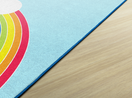 This Is Our Happy Place  Classroom Rug by Schoolgirl Style