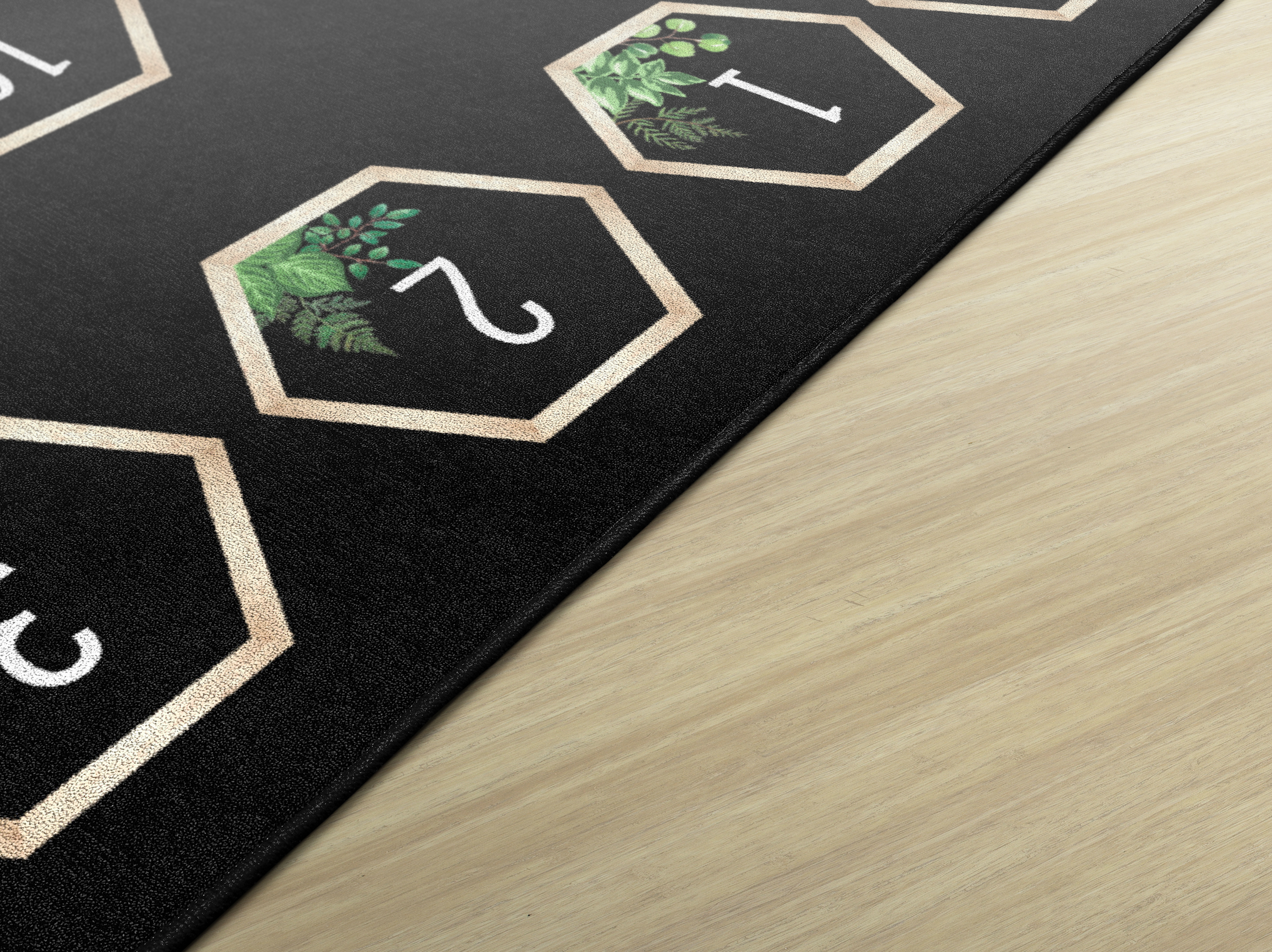 Boho Number Spots Classroom Rug by Schoolgirl Style