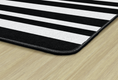 Load image into Gallery viewer, Black and White Zebra Striped Classroom Rug by Schoolgirl Style
