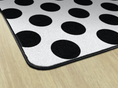 Load image into Gallery viewer, Black & White Polka Dots Classroom Rug by Schoolgirl Style
