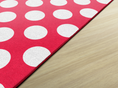 Load image into Gallery viewer, Red Polka Dot Classroom Rug by Schoolgirl Style
