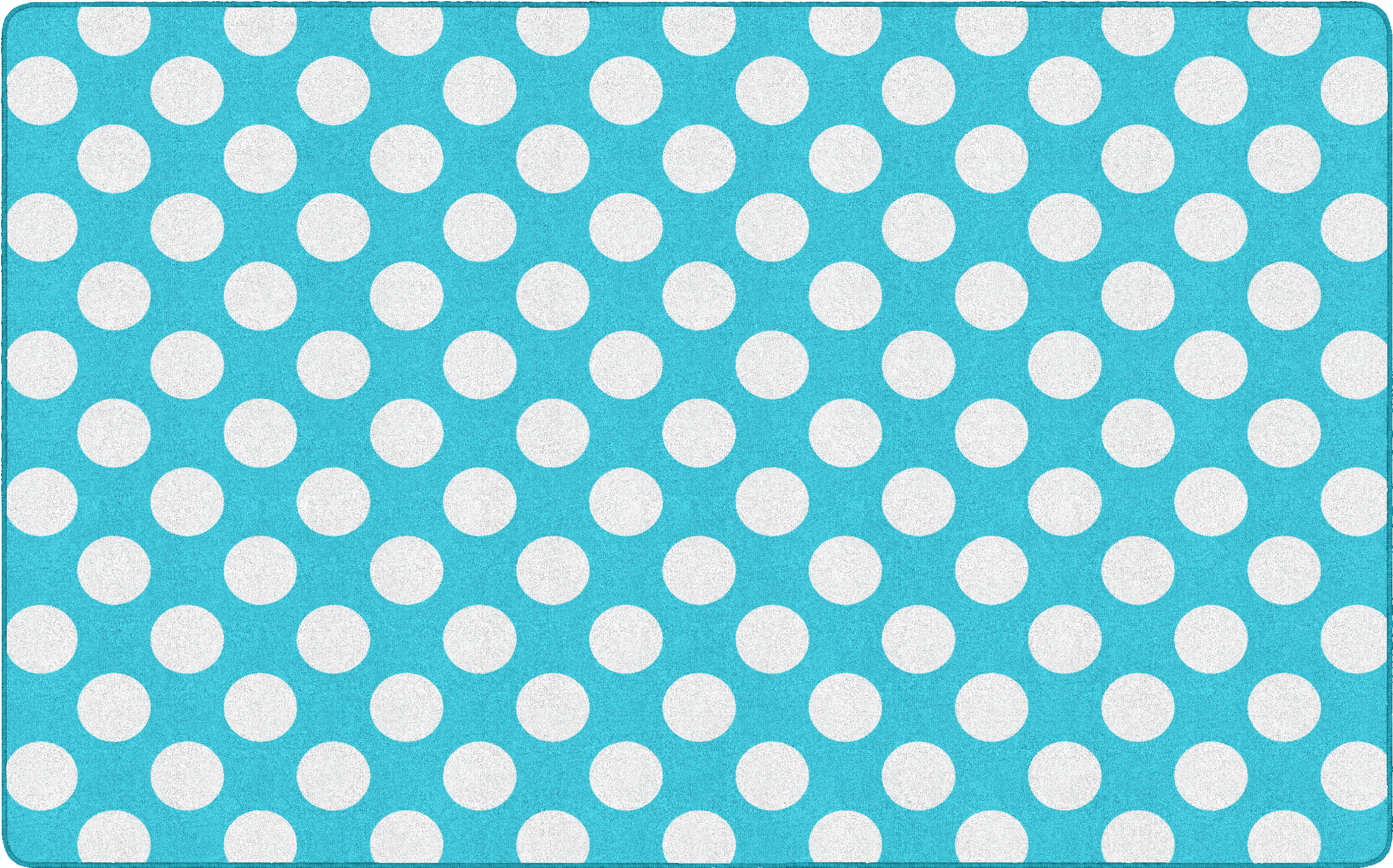 Blue Polka Dot Classroom Rug by Schoolgirl Style 