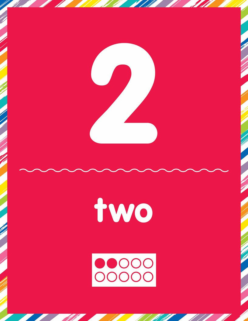 Number Cards with Tens Frame 1-30