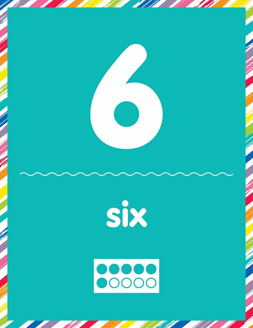 Number Cards with Tens Frame 1-30