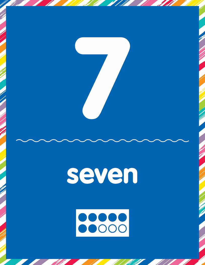 Number Cards with Tens Frame 1-30