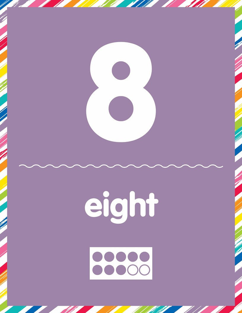 Number Cards with Tens Frame 1-30