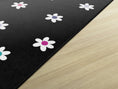 Load image into Gallery viewer, Small Daisies on Black Rug
