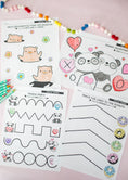 Load image into Gallery viewer, Printable Preschool February Daily Pre-Writing Tracing
