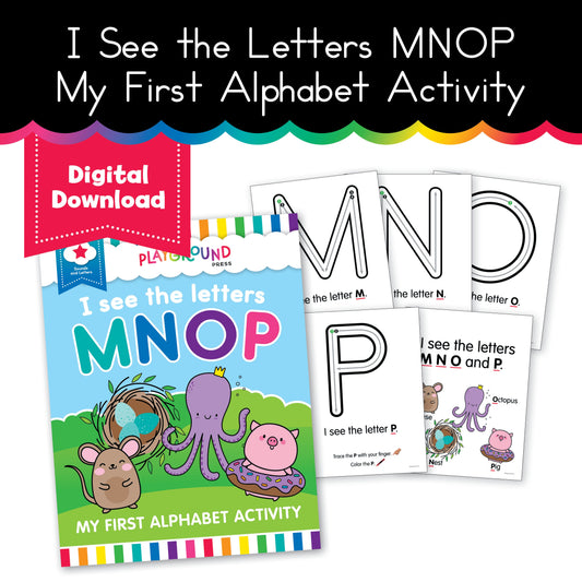 I See the Letters MNOP - My First Alphabet Activity