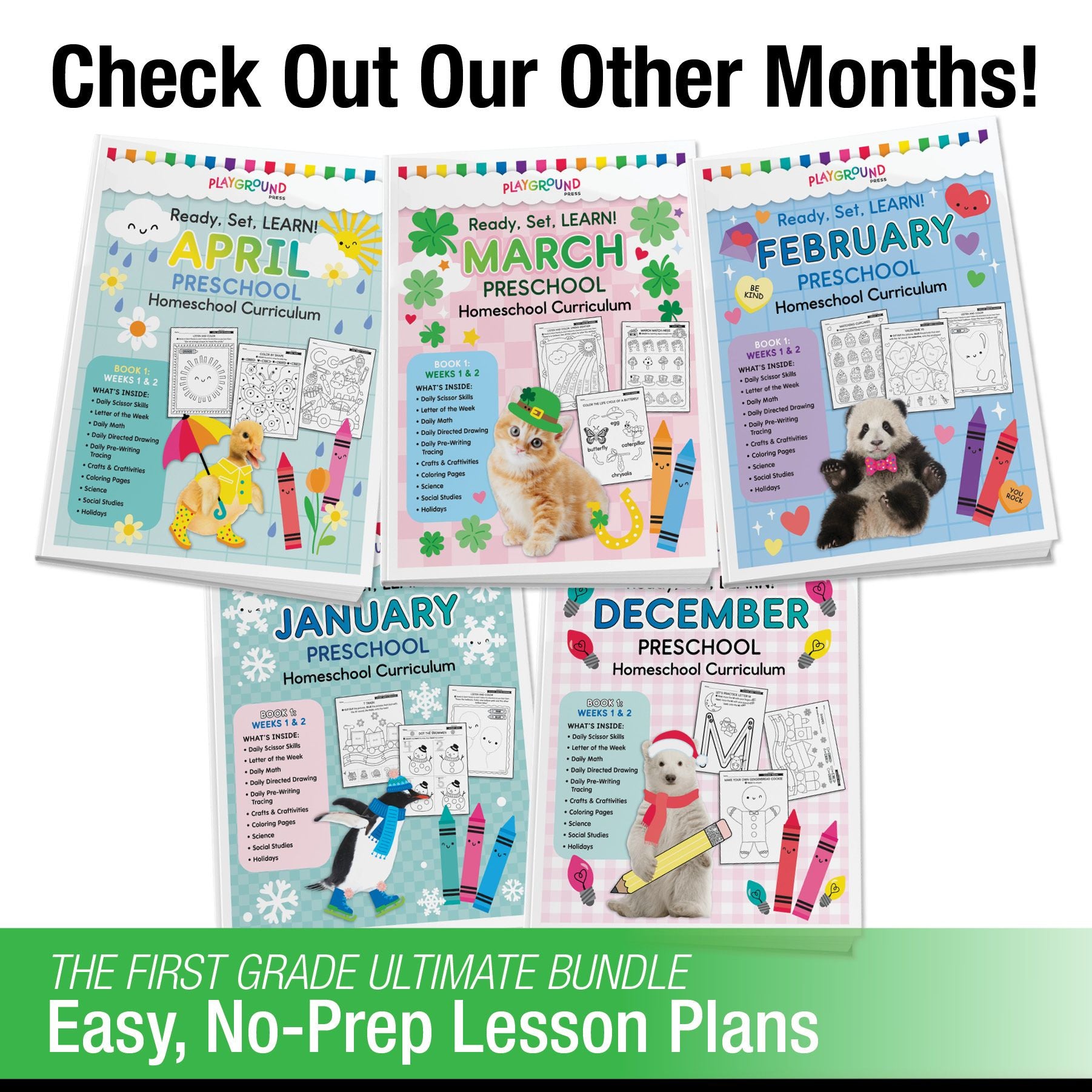 Ultimate First Grade May Homeschool Curriculum Bundle