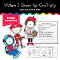 Load image into Gallery viewer, When I Grow Up Craftivity
