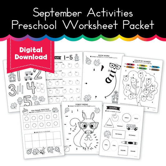 September Preschool Packet