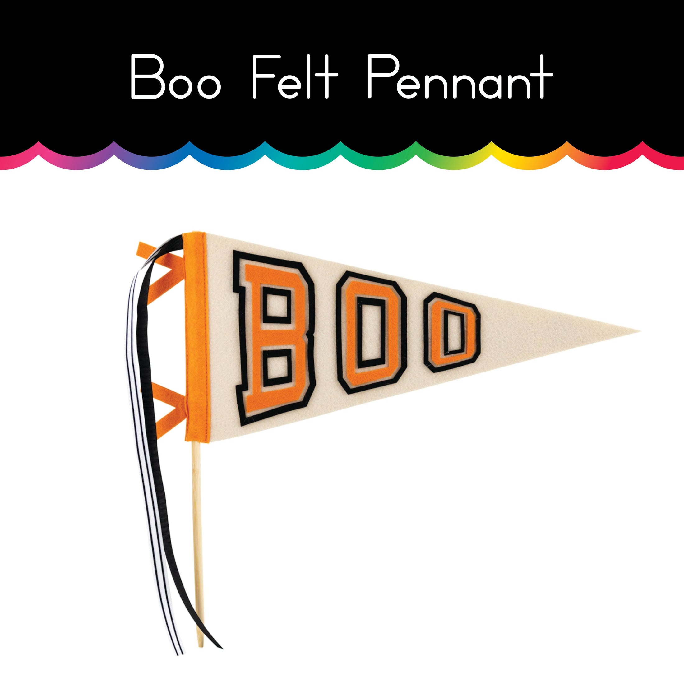 Boo Felt Pennant