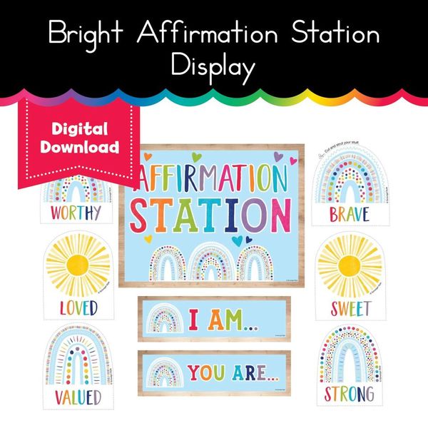 Bright Affirmation Station Display