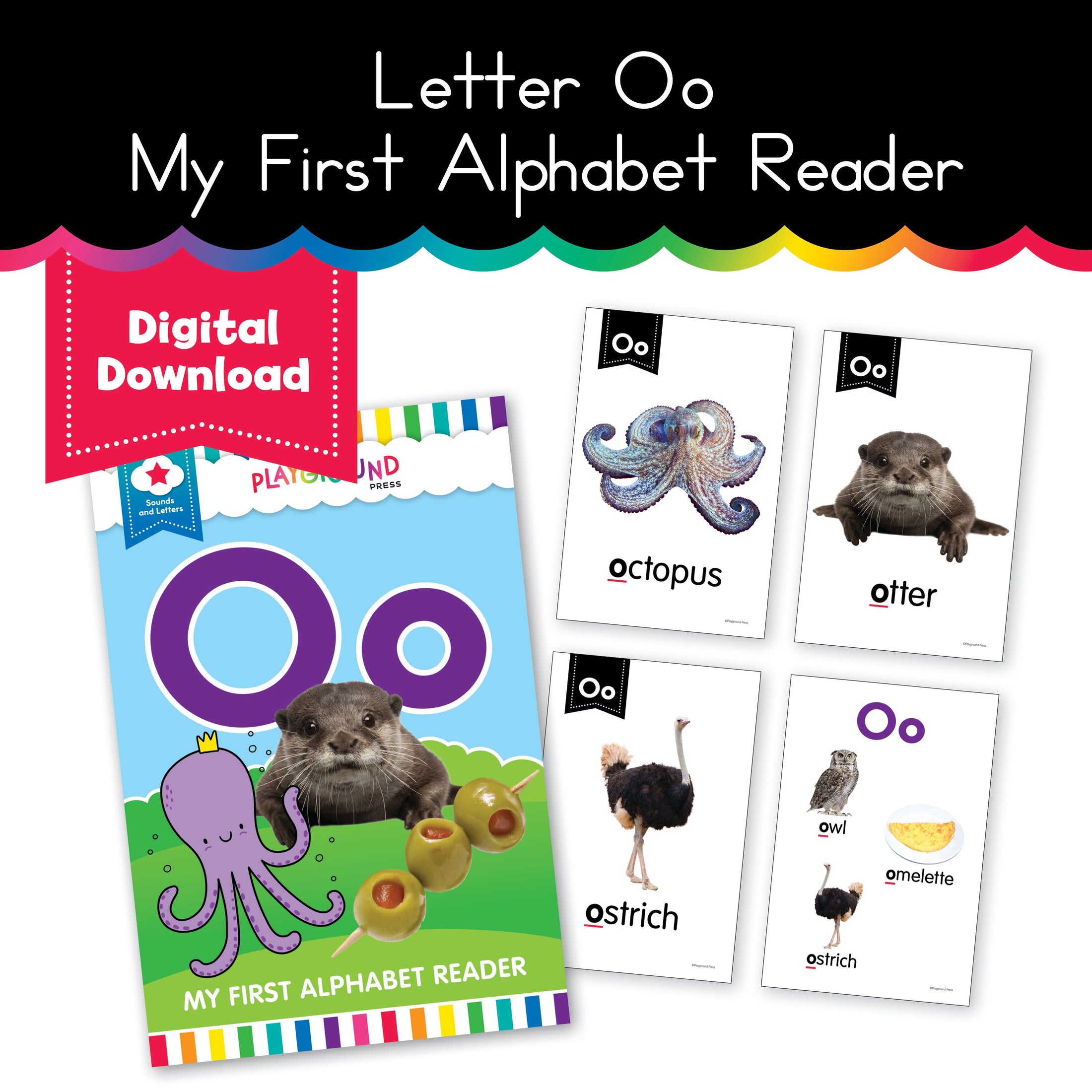 My first alphabet reader letter Oo