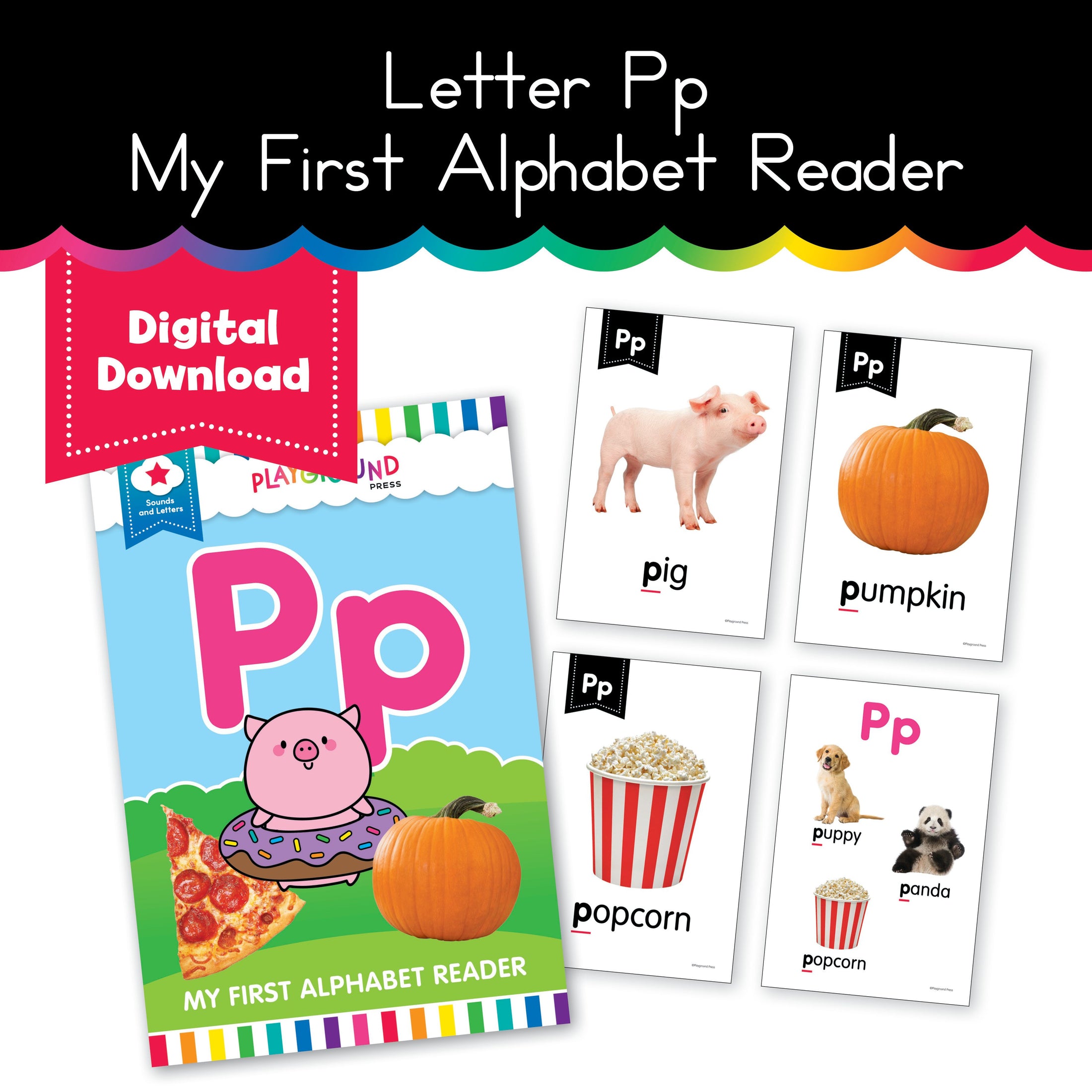 My first alphabet reader letter Pp