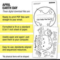 Load image into Gallery viewer, Printable April Earth Day Activities Pack
