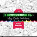 Load image into Gallery viewer, Printable First Grade May Daily Writing
