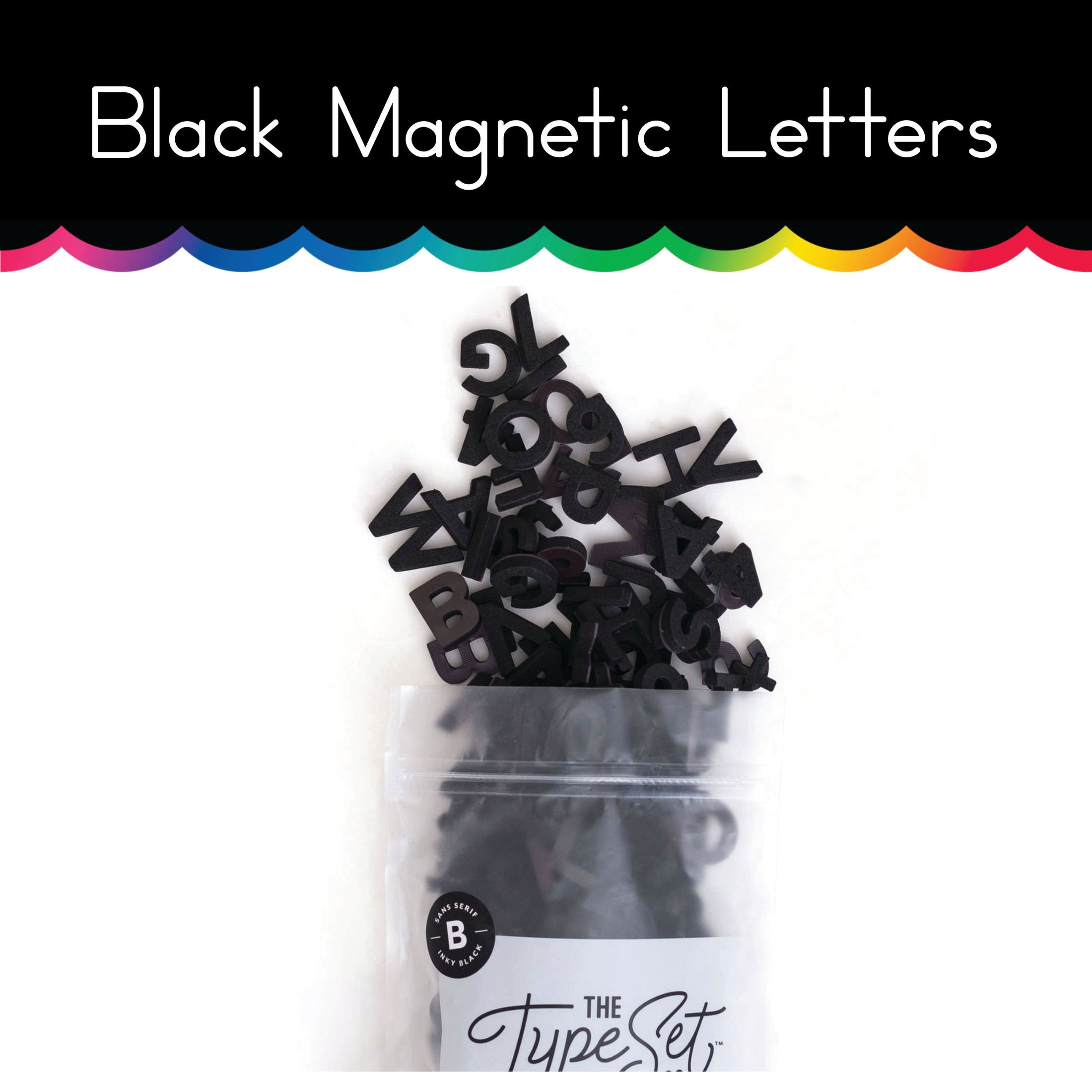 Black Magnetic Letters