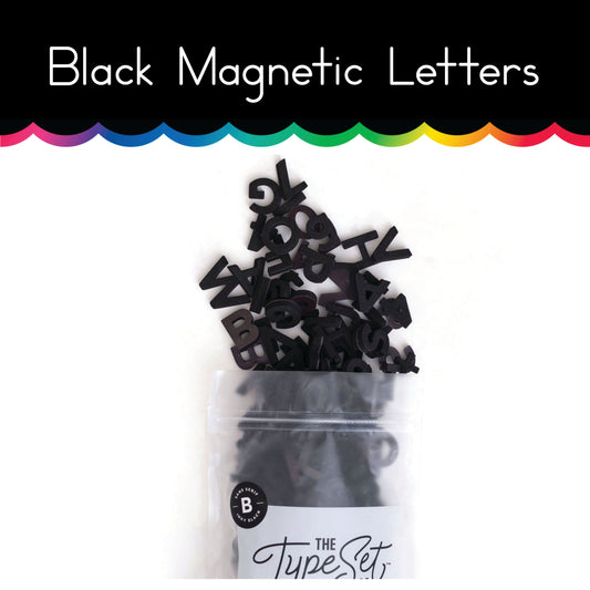 Black Magnetic Letters