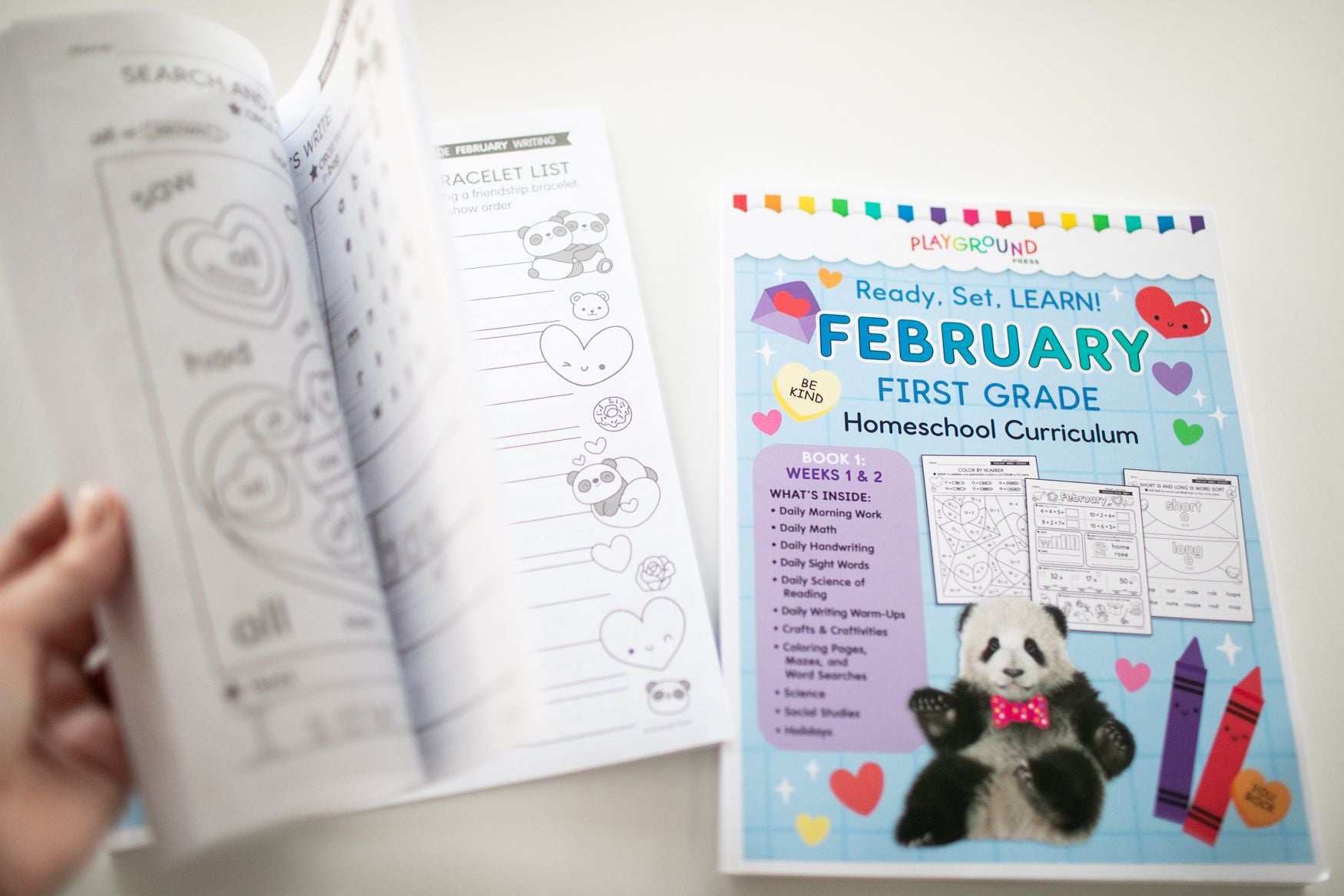 Ultimate First Grade February Homeschool Curriculum Bundle