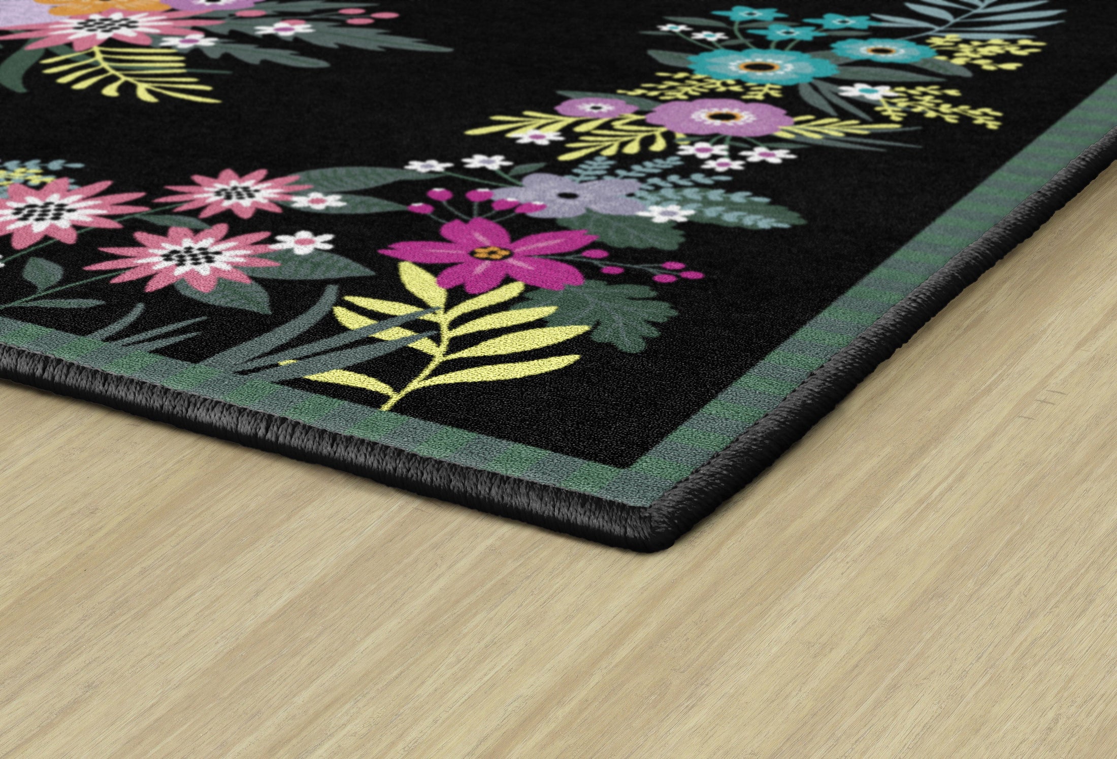 Vintage Floral Classroom Rug by Schoolgirl Style