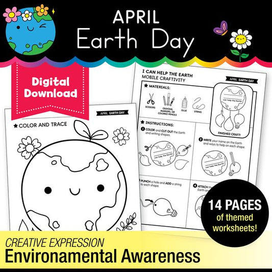 Printable April Earth Day Activities Pack
