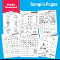 Load image into Gallery viewer, Printable Bridge To Kindergarten Digital Summer Workbook
