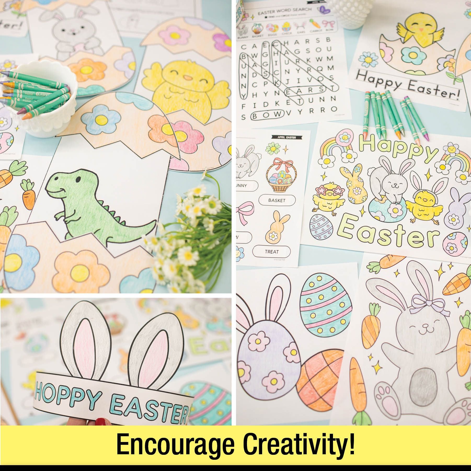 Printable April Easter Activities Pack