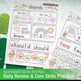 Load image into Gallery viewer, Printable First Grade March Daily Morning Work
