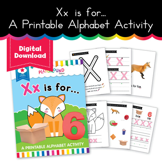 S.T.A.R. Reading: Xx is For... A Printable Alphabet Activity - Book 3