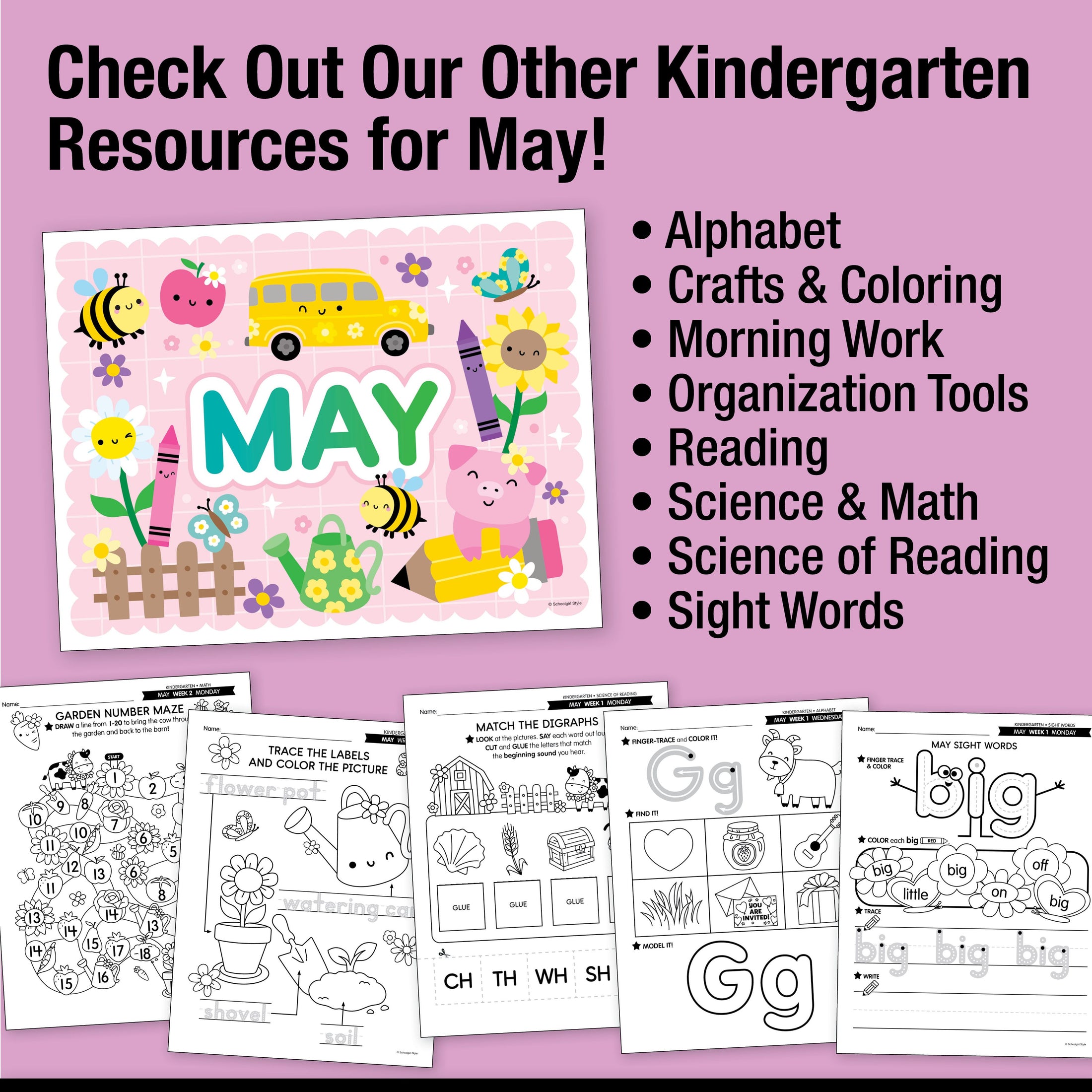 Printable May I Love My Mom Writing Craftivity