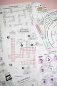 Load image into Gallery viewer, Printable October Mazes and Word Searches
