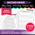 Load image into Gallery viewer, Printable Second Grade May Daily Writing Warm Ups
