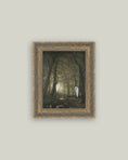 Load image into Gallery viewer, Peeking Ghost Framed Antique Art
