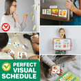 Load image into Gallery viewer, Magnetic Visual Schedule Cards for Kids
